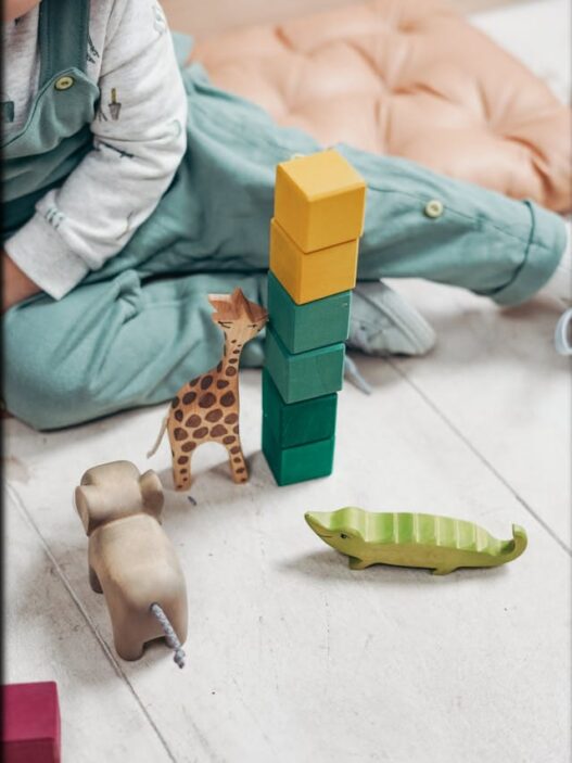 Green Baby Shower Gift Boxes